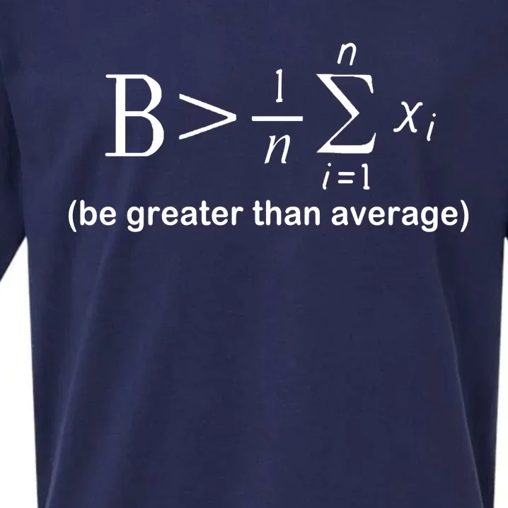 Be Greater Equation Math Sueded Cloud Jersey T-Shirt