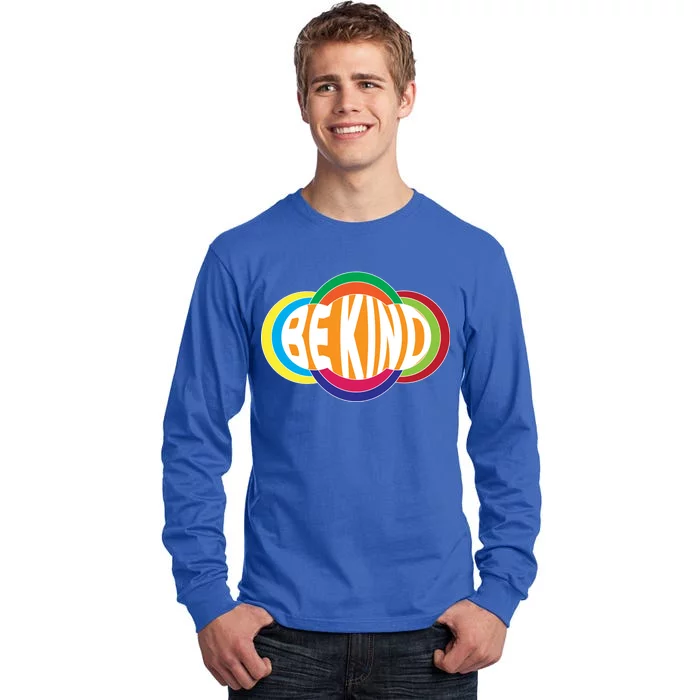 Be Kind 70's Retro Logo Tribute Tall Long Sleeve T-Shirt