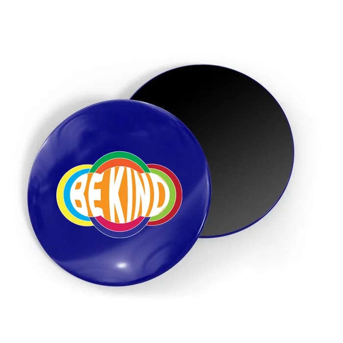 Be Kind 70's Retro Logo Tribute Magnet