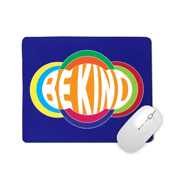 Be Kind 70's Retro Logo Tribute Mousepad