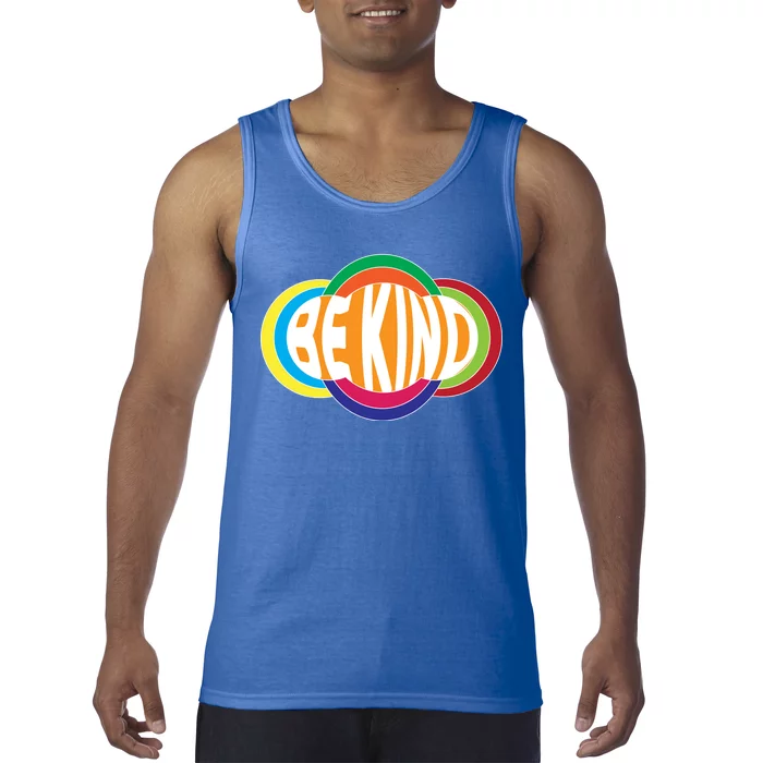 Be Kind 70's Retro Logo Tribute Tank Top