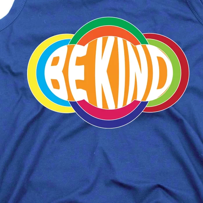 Be Kind 70's Retro Logo Tribute Tank Top