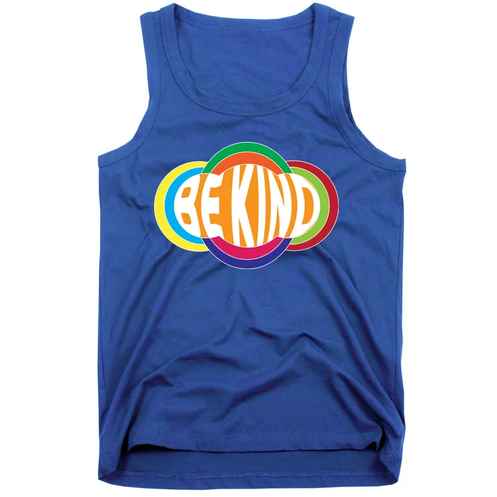 Be Kind 70's Retro Logo Tribute Tank Top