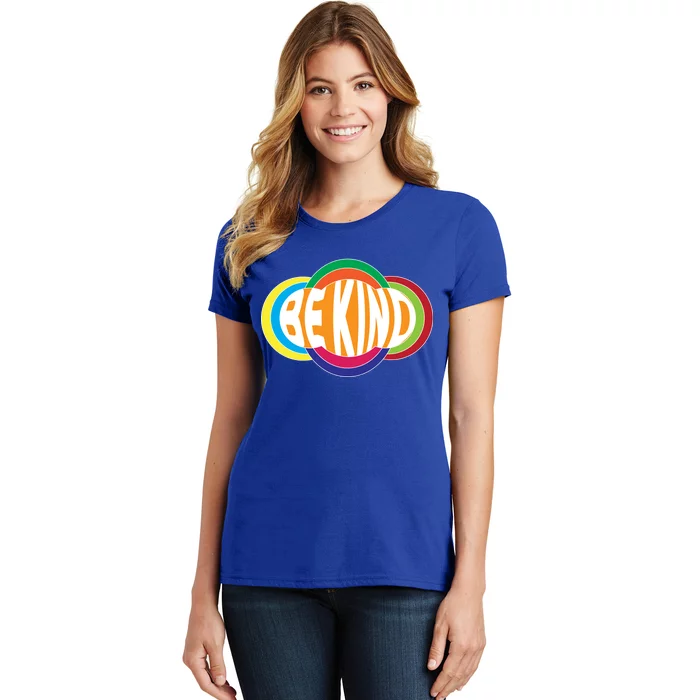 Be Kind 70's Retro Logo Tribute Women's T-Shirt