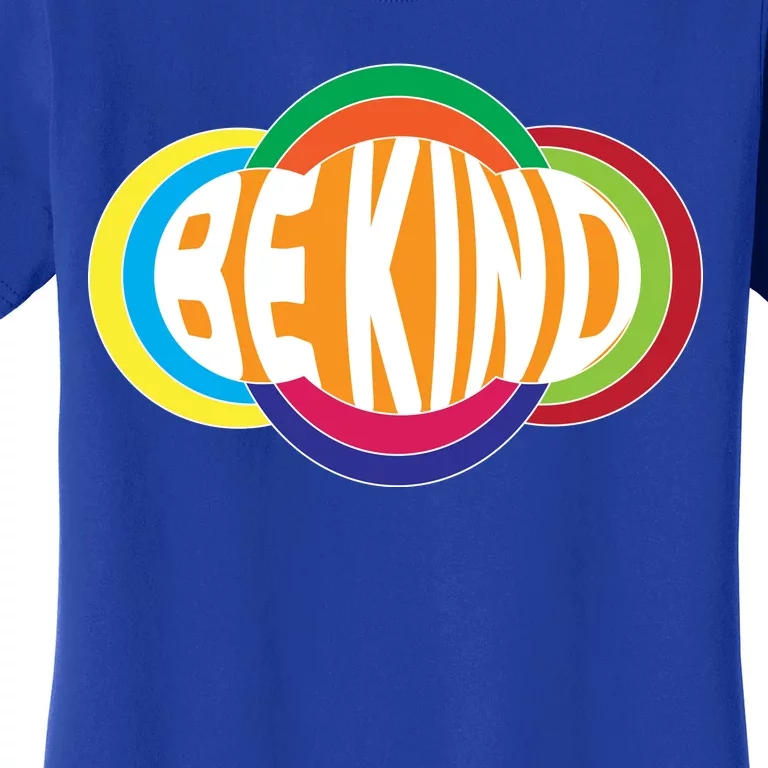 Be Kind 70's Retro Logo Tribute Women's T-Shirt