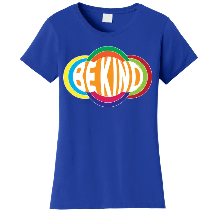 Be Kind 70's Retro Logo Tribute Women's T-Shirt