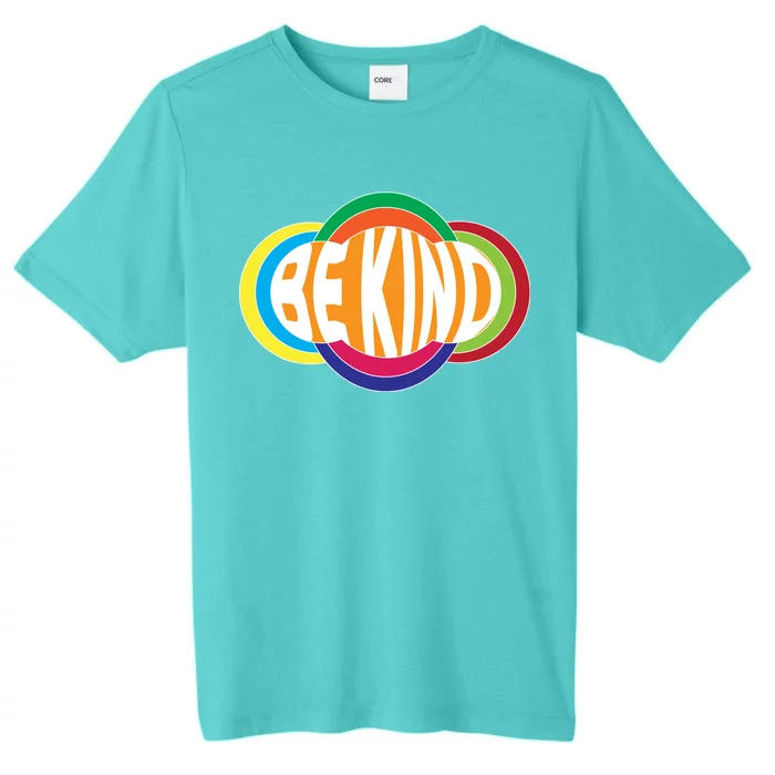 Be Kind 70's Retro Logo Tribute ChromaSoft Performance T-Shirt