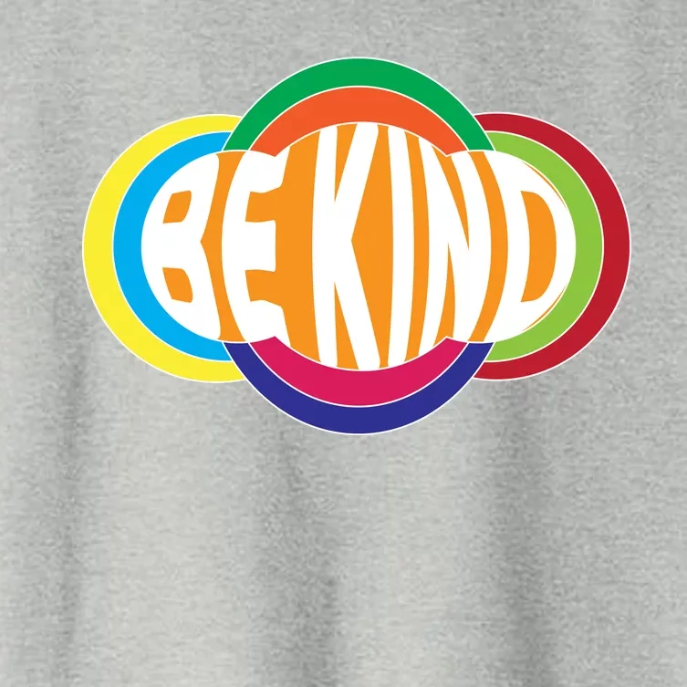 Be Kind 70's Retro Logo Tribute Women's Crop Top Tee