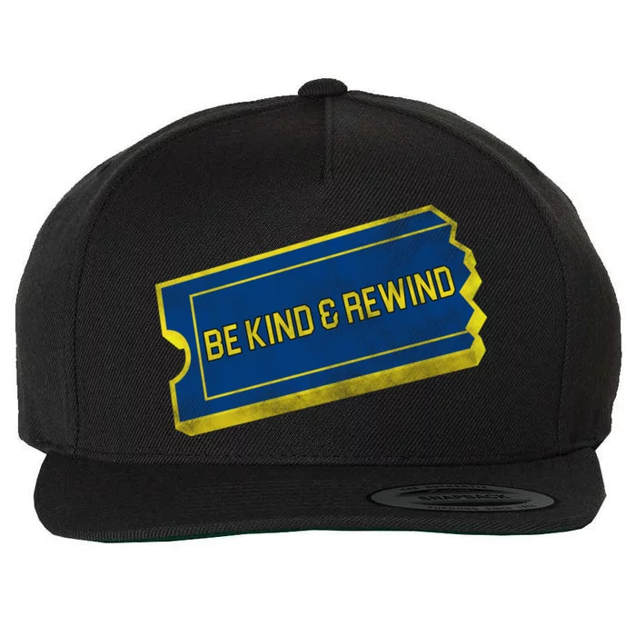 Be Kind And Rewind Wool Snapback Cap