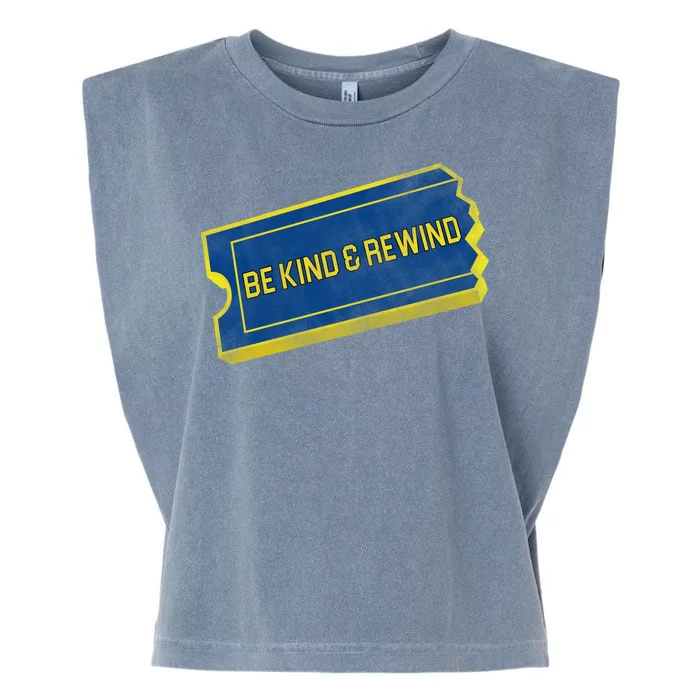 Be Kind And Rewind Garment-Dyed Women's Muscle Tee