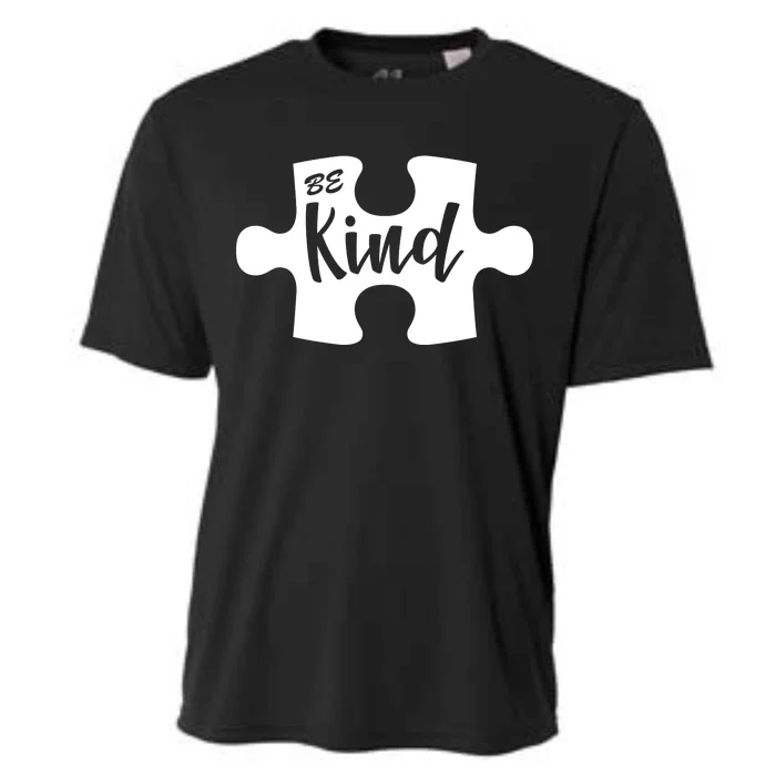 Be Kind Autism Awareness Puzzle Cooling Performance Crew T-Shirt