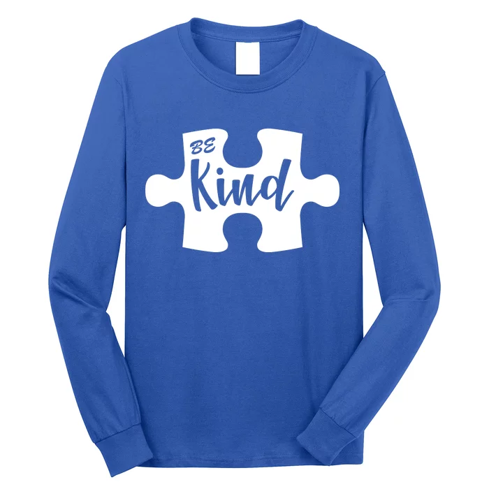 Be Kind Autism Awareness Puzzle Long Sleeve Shirt