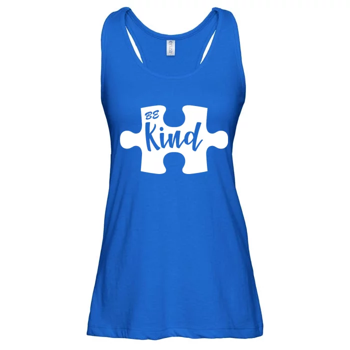 Be Kind Autism Awareness Puzzle Ladies Essential Flowy Tank