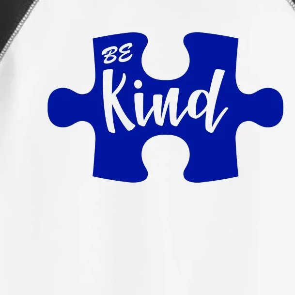 Be Kind Autism Awareness Puzzle Toddler Fine Jersey T-Shirt