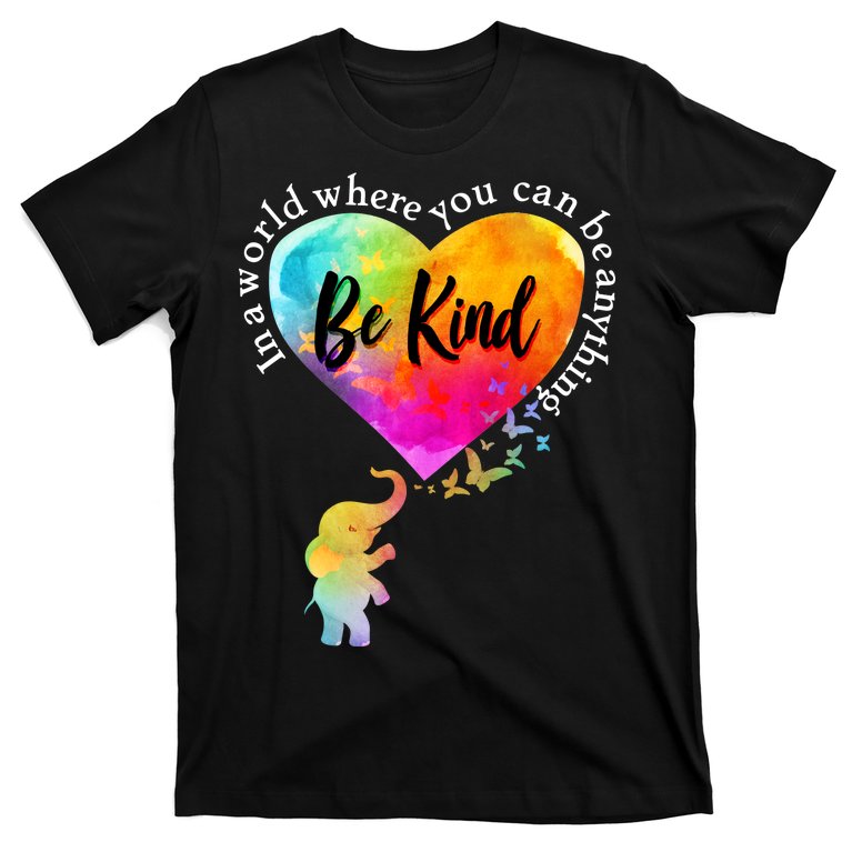 Be Kind Elephant Heart T-Shirt