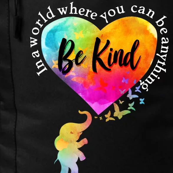 Be Kind Elephant Heart Daily Commute Backpack