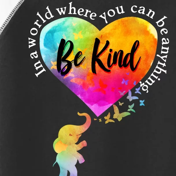 Be Kind Elephant Heart Toddler Fine Jersey T-Shirt