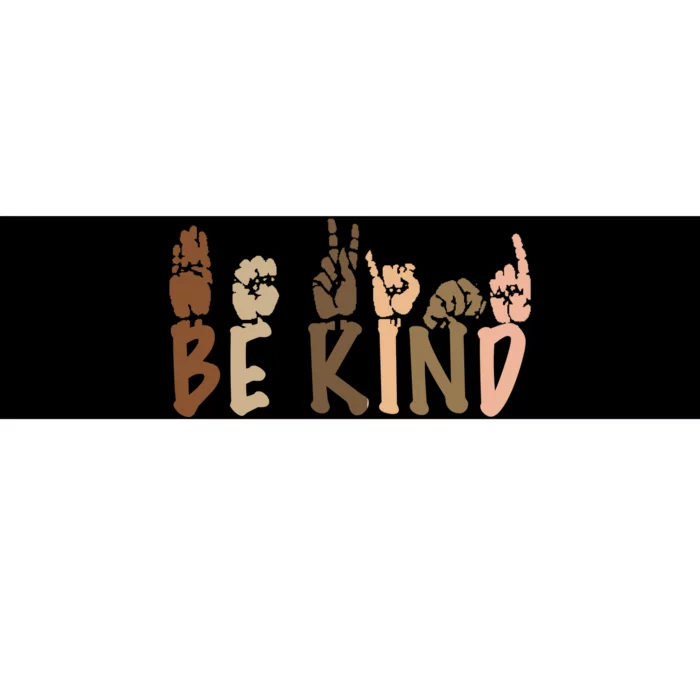 Be Kind Melanin Bumper Sticker