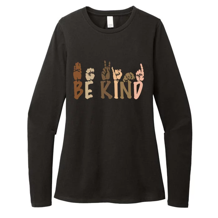 Be Kind Melanin Womens CVC Long Sleeve Shirt