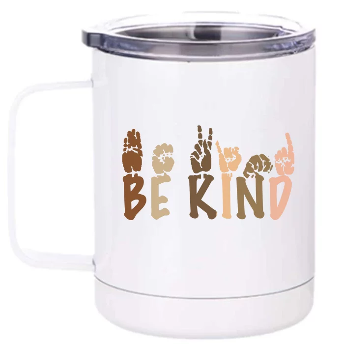 Be Kind Melanin Front & Back 12oz Stainless Steel Tumbler Cup