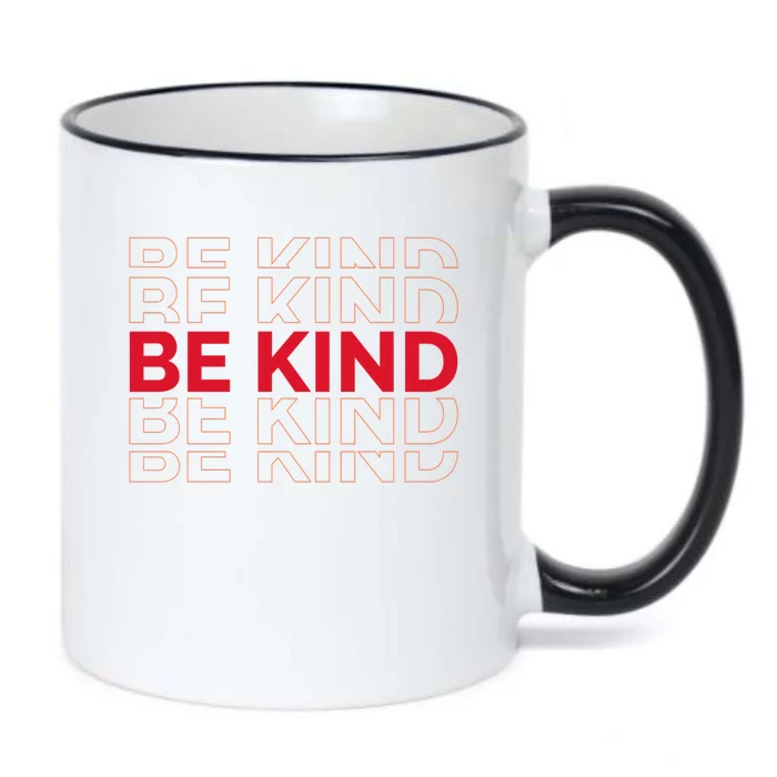 Be Kind Repeat Black Color Changing Mug