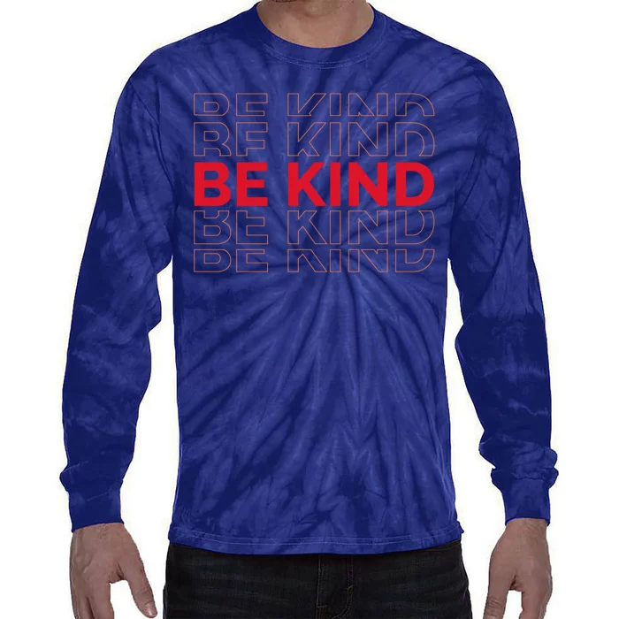 Be Kind Repeat Tie-Dye Long Sleeve Shirt