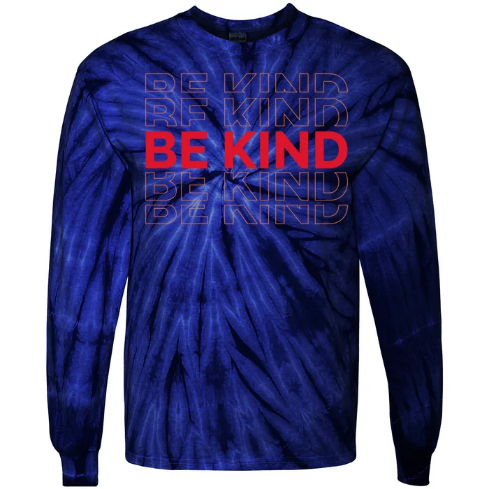 Be Kind Repeat Tie-Dye Long Sleeve Shirt