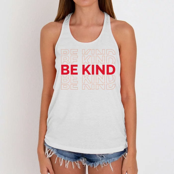 Be Kind Repeat Women's Knotted Racerback Tank