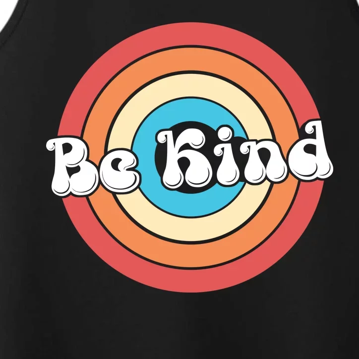 Be Kind Retro Emblem Performance Tank