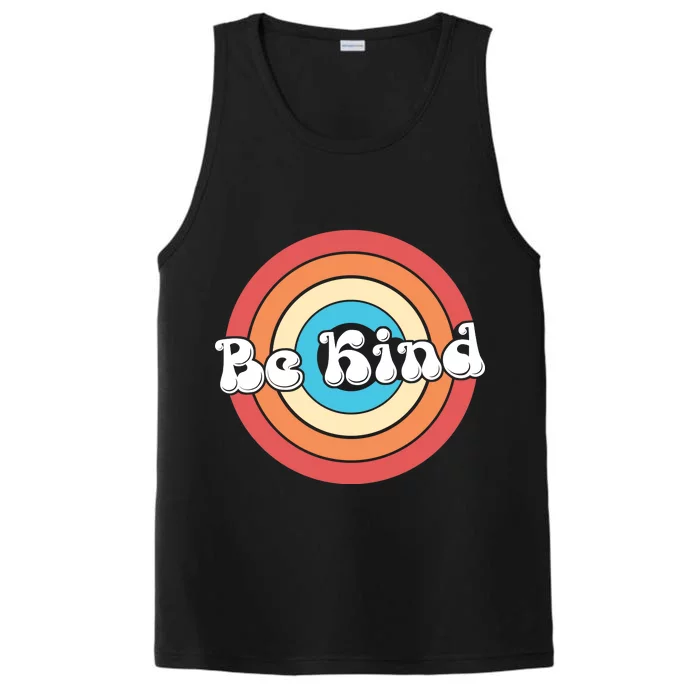 Be Kind Retro Emblem Performance Tank