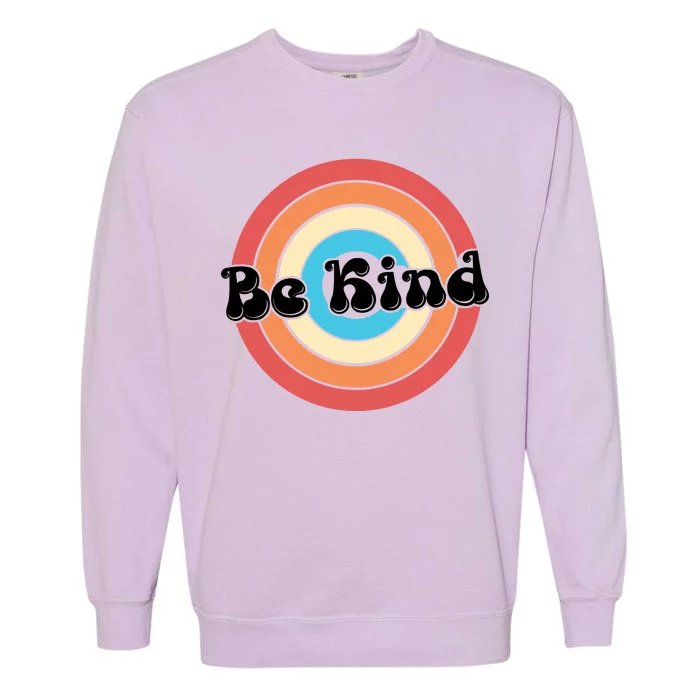 Be Kind Retro Emblem Garment-Dyed Sweatshirt