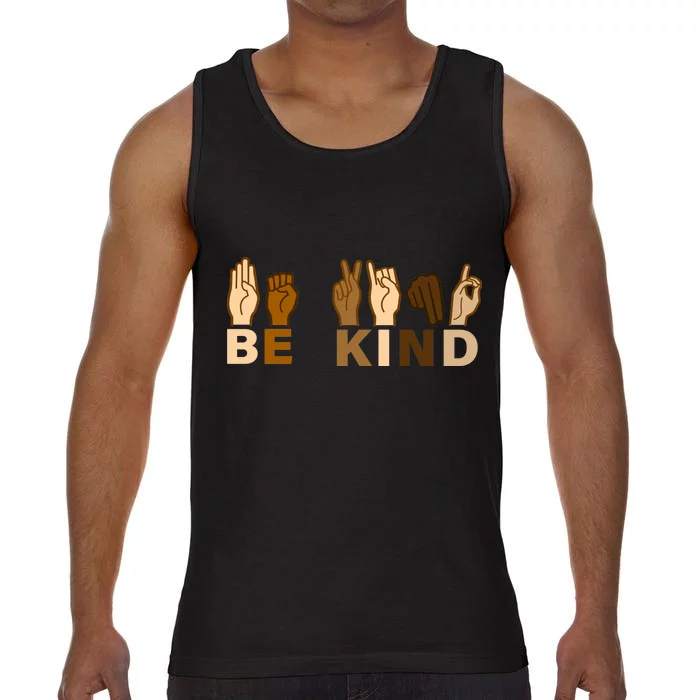 Be Kind Sign Language Comfort Colors® Tank Top