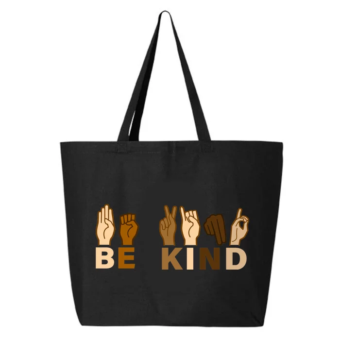 Be Kind Sign Language 25L Jumbo Tote