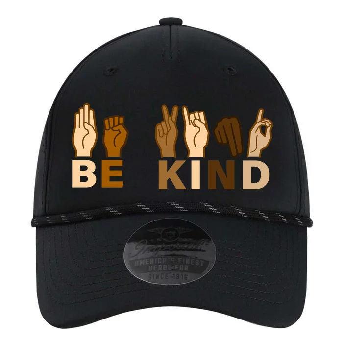 Be Kind Sign Language Performance The Dyno Cap