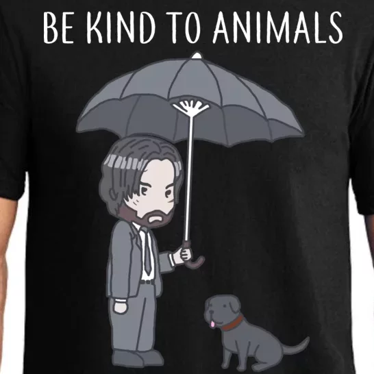 Be Kind To Animals Or I'll Kill You Pajama Set