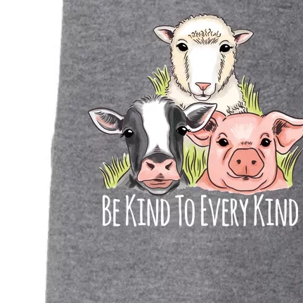 Be Kind To Every Kind Vegan Doggie 3-End Fleece Hoodie