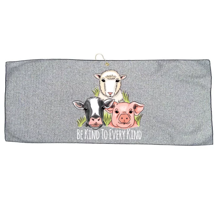 Be Kind To Every Kind Vegan Large Microfiber Waffle Golf Towel