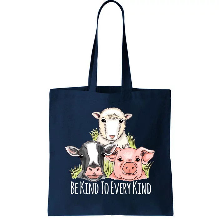 Be Kind To Every Kind Vegan Tote Bag