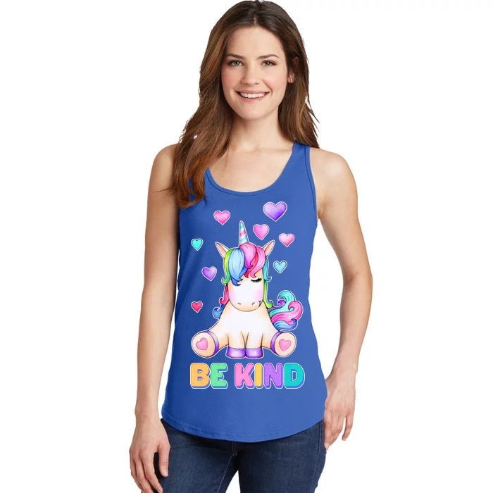 Be Kind Unicorn Ladies Essential Tank