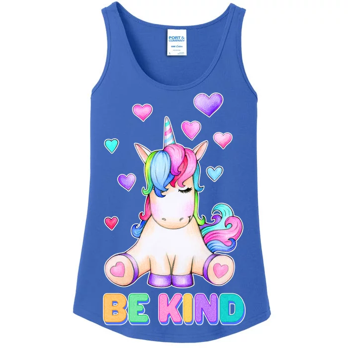 Be Kind Unicorn Ladies Essential Tank