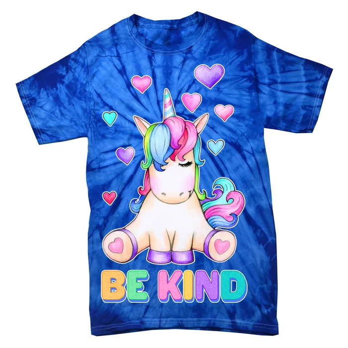 Be Kind Unicorn Tie-Dye T-Shirt