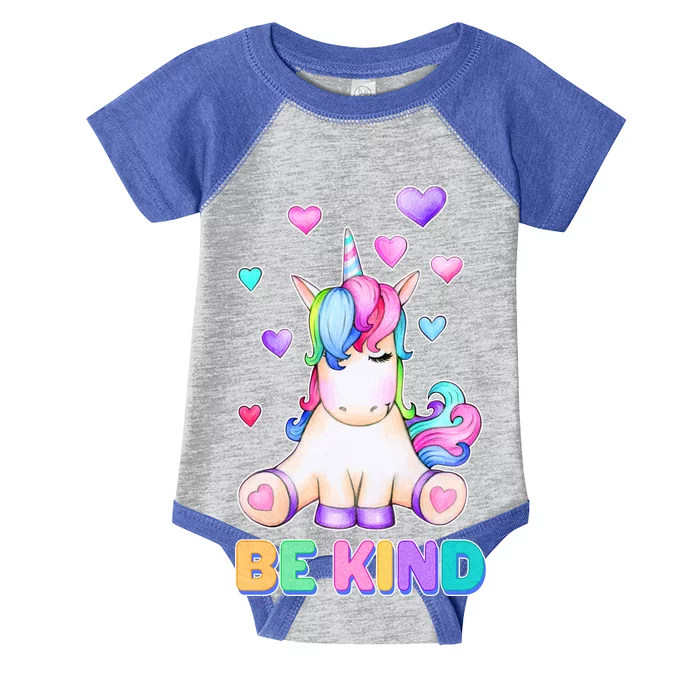 Be Kind Unicorn Infant Baby Jersey Bodysuit