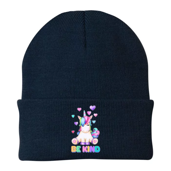 Be Kind Unicorn Knit Cap Winter Beanie