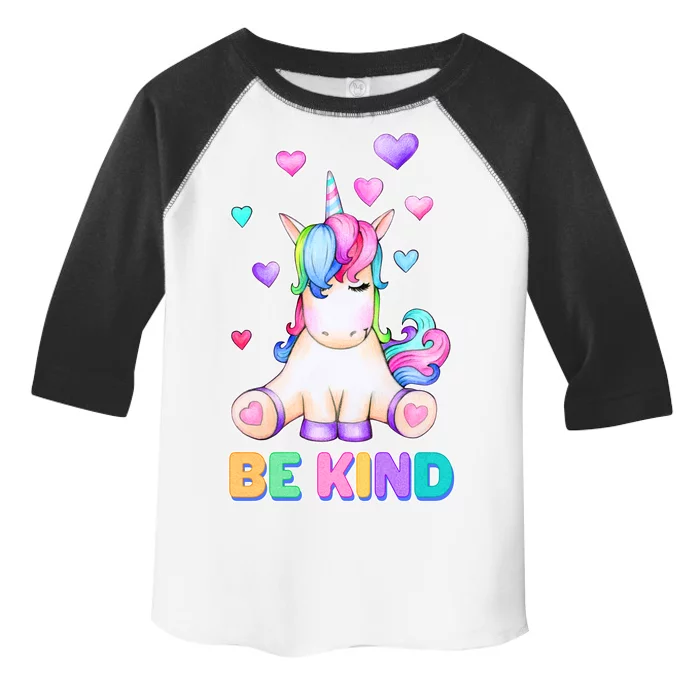 Be Kind Unicorn Toddler Fine Jersey T-Shirt