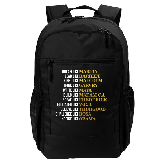 Be Like Inspiring Leaders Black History Daily Commute Backpack