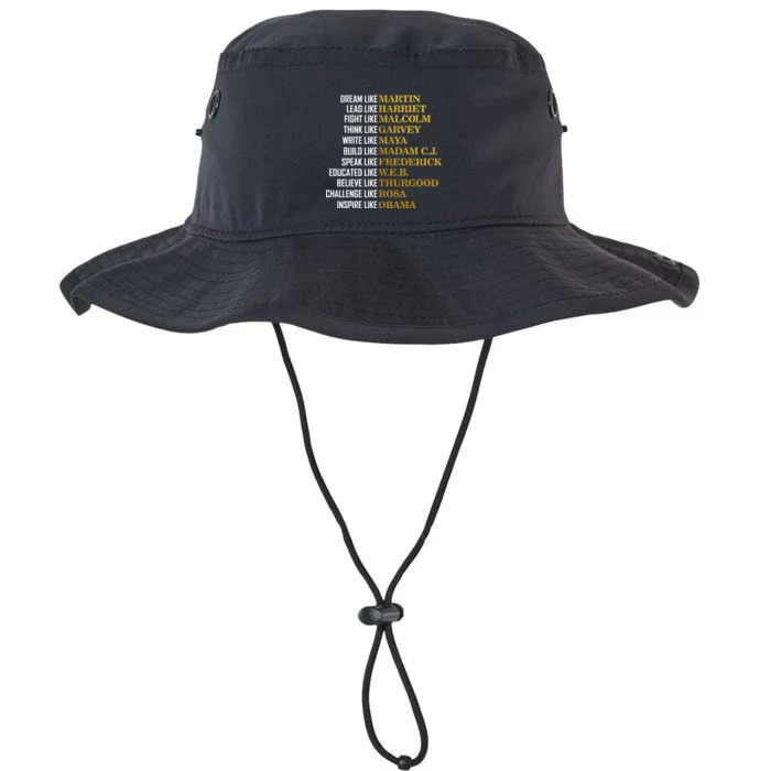 Be Like Inspiring Leaders Black History Legacy Cool Fit Booney Bucket Hat