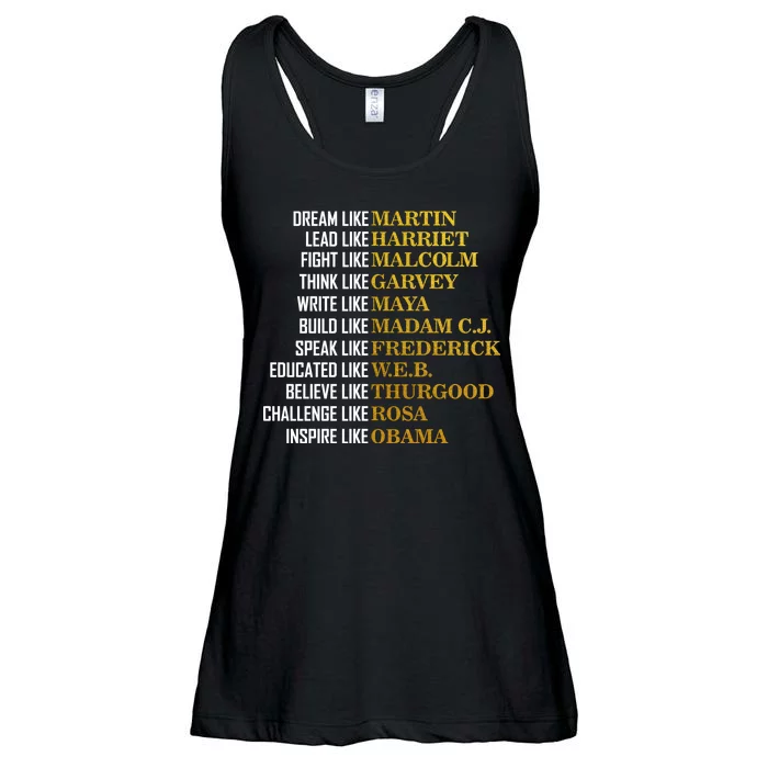 Be Like Inspiring Leaders Black History Ladies Essential Flowy Tank