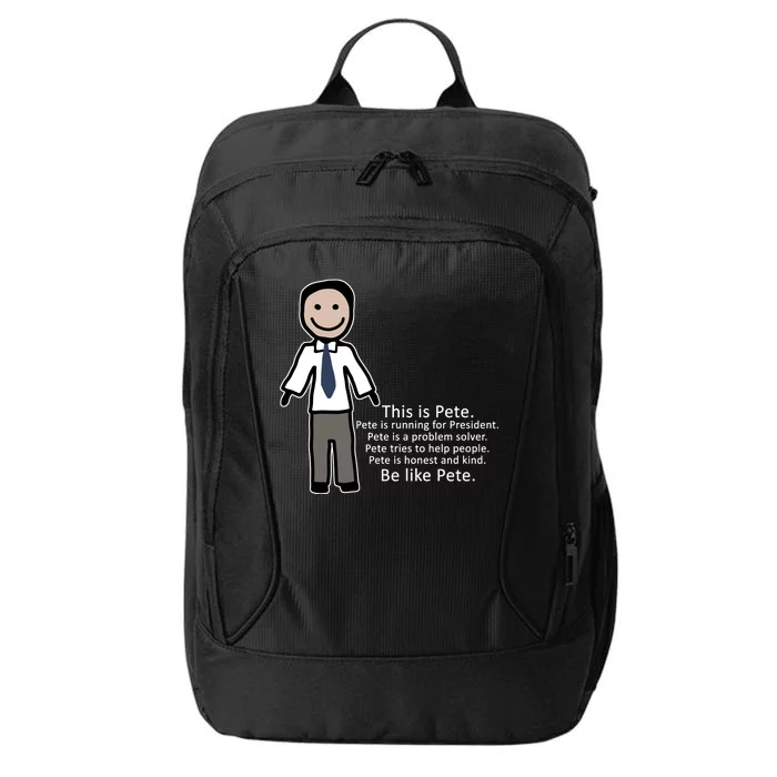 Be Like Pete Buttigieg Funny City Backpack