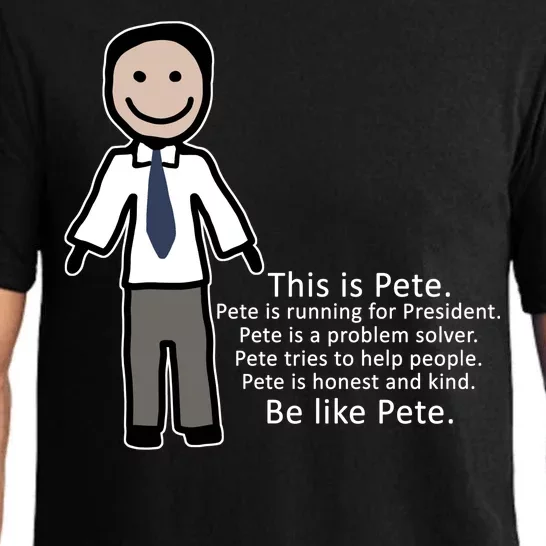 Be Like Pete Buttigieg Funny Pajama Set