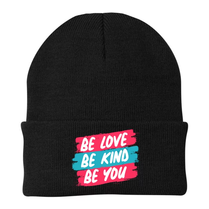 Be Love Be Kind Be You Knit Cap Winter Beanie